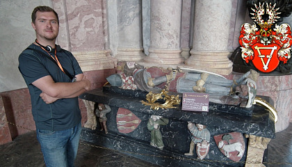 Tumb księcia Bolka II Małego (świdnicko-jaworskiego) z mauzoleum Piastów w Krzeszowie / fot. autor
