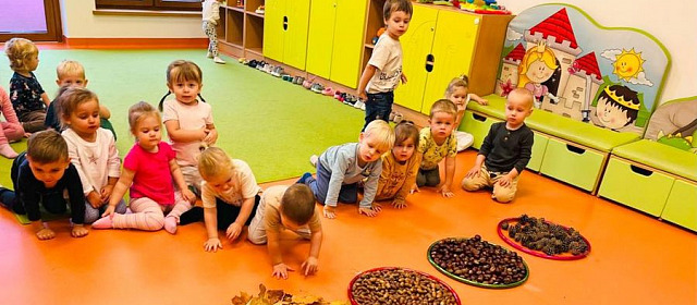 Dary jesieni w średzkim żłobku Fot. Żłobek Publiczny w Środzie Śląskiej