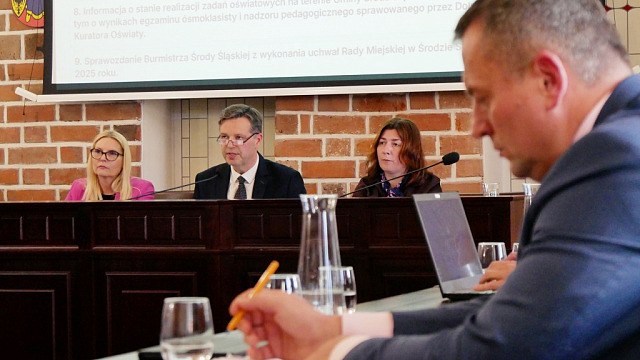 Październikowa sesja Rady Miejskiej w Środzie Śląskiej Fot. Gmina Środa Śląska