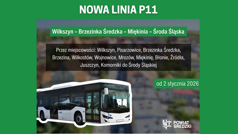 Nowa linia w Powiatowej Komunikacji Publicznej!