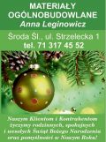 Anna Leginowicz - MATERIAŁY OG&Oacute;LNOBUDOWLANE - Środa Śląska, ul. Strzelecka 1