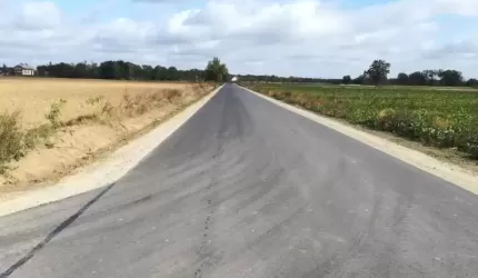 Kolejne przebudowane drogi w gminie Miękinia