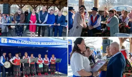 Nowa altana w Czernej - idealne miejsce do organizacji lokalnych uroczystości