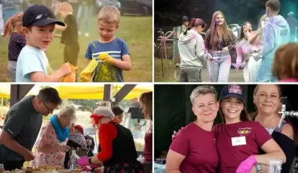 Deszczowe chmury ustąpiły dobrej zabawie – Festiwal Lata w Szczepanowie pełen kolorów