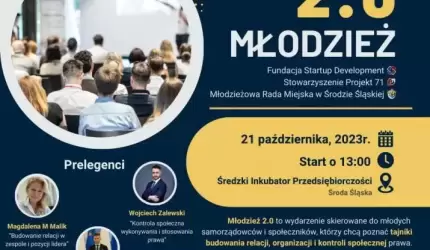 "Młodzież 2.0" w Średzkim Inkubatorze Przedsiębiorczości
