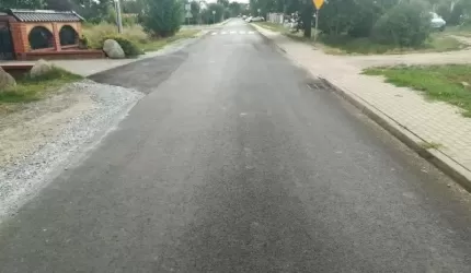 Koniec przebudowy drogi Księginice-Warzyna