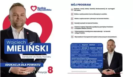 Wojciech MIELIŃSKI - kandydat do Rady Powiatu Średzkiego