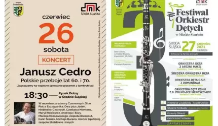 Dom Kultury i Gmina Środa Śląska zapraszają do udziału w weekendowych wydarzeniach!