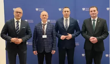 Włodarze powiatu z wizytą w Ministerstwie Infrastruktury