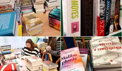 Kilkaset nowych książek w bibliotece Powiatowego Zespołu Szkół nr 1