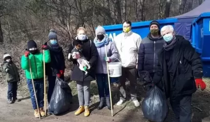 Z inicjatywy stowarzyszenia Aktywni Razem posprzątany został park w Wilkszynie