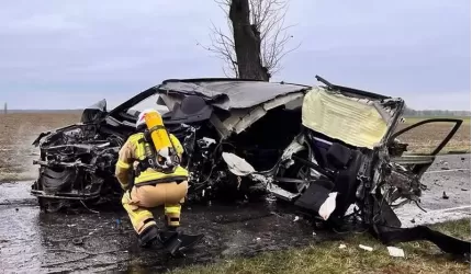 Wypadek na terenie powiatu średzkiego. Zginęła młoda kobieta
