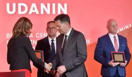 Gmina Udanin wyróżniona w konkursie Innowacyjny Samorząd!