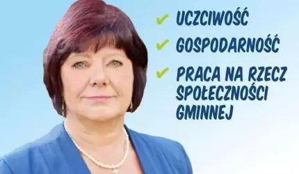 Janina Gawlik - kandydatka na wójta gminy Kostomłoty