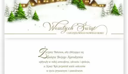 Wszystkiego co najlepsze na Święta i Nowy Rok życzą Państwu Wójt i Przewodniczący Rady Gminy Miękinia