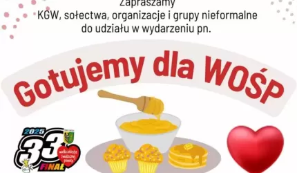Gotujemy dla WOŚP! - Zgłoszenia drużyn do 20 stycznia