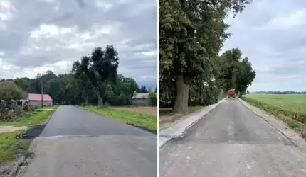 Aktualności drogowe z Gminy Udanin