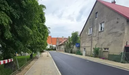 Przebudowa drogi Lutynia-Zakrzyce-Gałów w toku