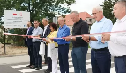 Powiat Średzki: Droga w Osieku uroczyście otwarta