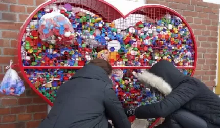 Miękińskie serce na nakrętki już pełne!