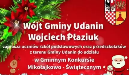 "Zimowy krajobraz Gminy Udanin" - wójt ogłasza konkurs