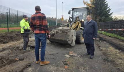 Rozbudowa ul. Zielonej w Miękini nabiera tempa!