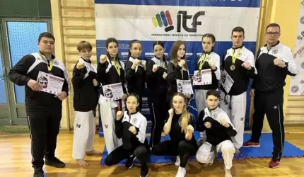 Burzańska i Ptak złotymi medalistami Wojewódzkich Mistrzostw w Taekwon-do ITF – Miękinia 2023