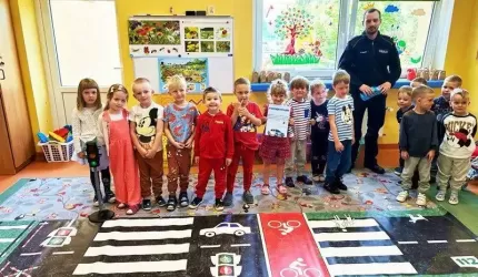 Przedszkolaki z Malczyc już wiedzą - Bezpieczeństwo to Skarb!