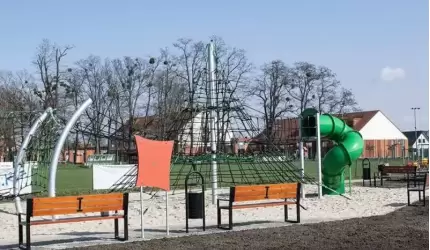 Nowe place zabaw na terenie gminy Miękinia