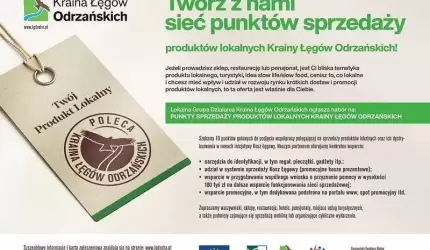 LGD Kraina Łęgów Odrzańskich ogłasza nabór na punkty sprzedaży produktów lokalnych!