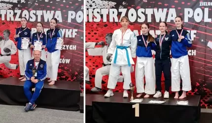 2 złote medale średzkich karateków w Mistrzostwach Polski