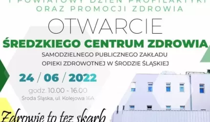 Wkrótce otwarcie Średzkiego Centrum Zdrowia!