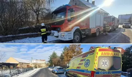 Pożar altany w Pielaszkowicach. 1 osoba poszkodowana [raport strażaków]