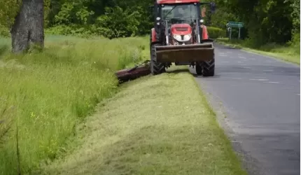 Ścinka poboczy może być niebezpieczna
