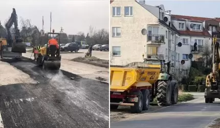 Trwają prace drogowe na ul. Sienkiewicza w Malczycach