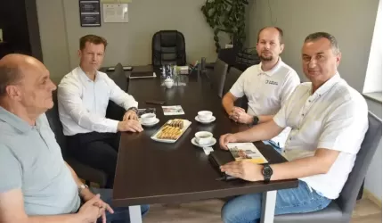 Spotkanie z przedstawicielami firmy budującej sieć gazową na terenie Gminy Malczyce