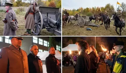 Widowiskowe i patriotyczne obchody Święta Niepodległości w Miękini [zdjęcia]