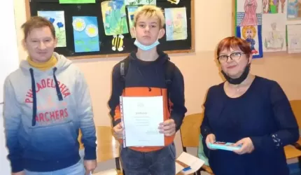 "Mój ulubiony święty" - wyniki konkursu Szkolnego Koła Caritas