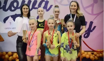 Udane występy gimnastyczek Open Art w ogólnopolskim turnieju