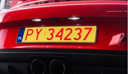 Żółte tablice rejestracyjne zadebiutują w Polsce od czerwca