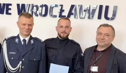 Kolejny funkcjonariusz zasilił szeregi średzkiej Policji