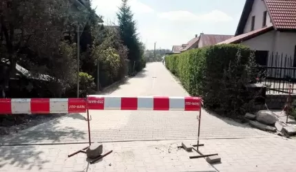 Ulica Marszowicka w Wilkszynie prawie gotowa