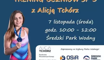 Treningi dla uczniów z Alicją Tchórz