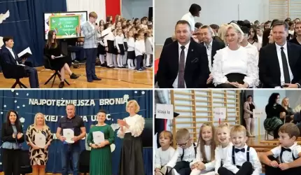 Uroczystość z okazji Dnia Edukacji Narodowej w szkole w Udaninie