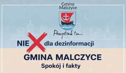 Stop dezinformacji – ważny komunikat Wójta Gminy Malczyce