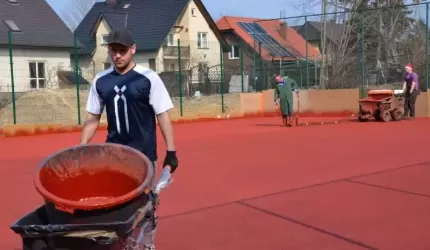 Nowe boisko przy Powiatowym Zespole Szkół