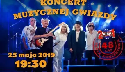 2 PLUS 1 Muzyczną Gwiazdą majowego weekendu w Środzie Śląskiej