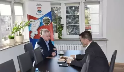 Urząd Gminy Malczyce odwiedził sekretarz generalny Związku Gmin Wiejskich