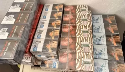 Średzcy Policjanci zabezpieczyli nielegalne wyroby tytoniowe