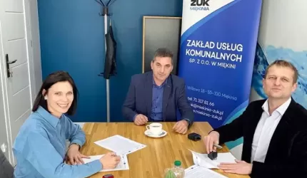 Pierwsze umowy na budowę kanalizacji sanitarnej w gminie Miękinia podpisane!